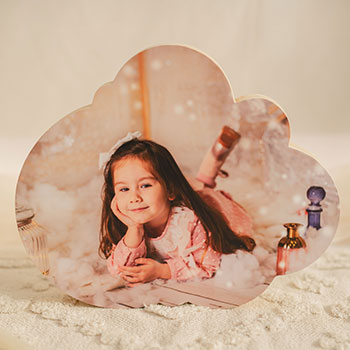 producto fisico caja madera forma nube